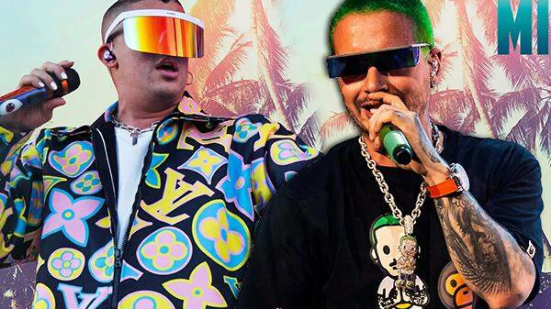 Jbalvin BAd Bunny NFL